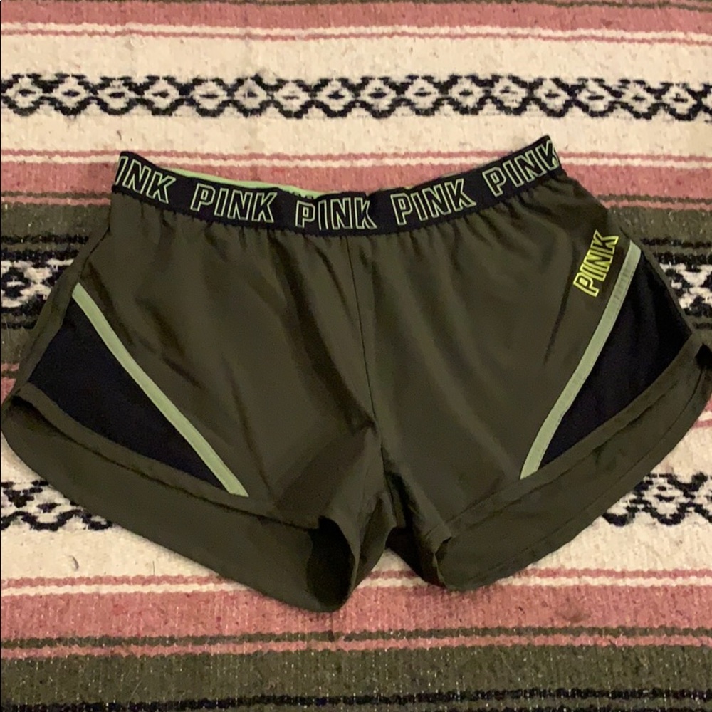 Pink workout shorts. (size S)